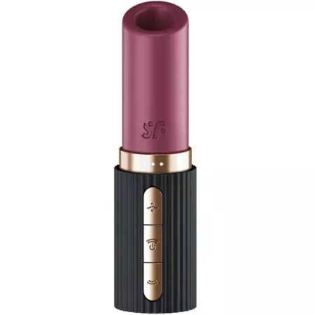 SATISFYER - STIMULATEUR DE CLITORIS PRO 2 KISS WAVE GRENAT / NOIR