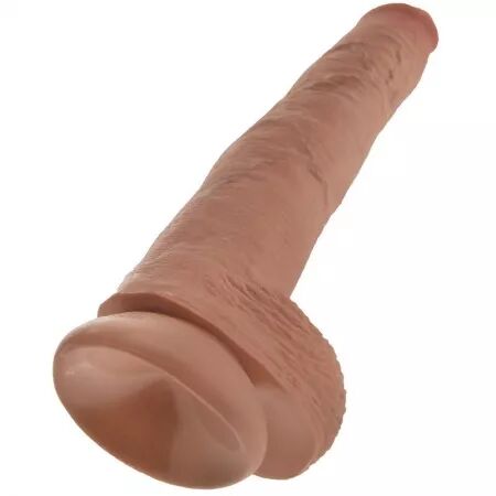 KING COCK PÉNIS RÉALISTE AVEC TESTICULES 35,6 CM