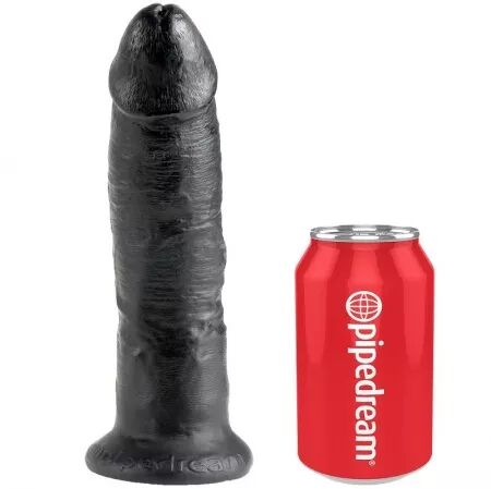 KING COCK - HARNAIS AVEC PÉNIS NOIR RÉALISTE 22,9 CM