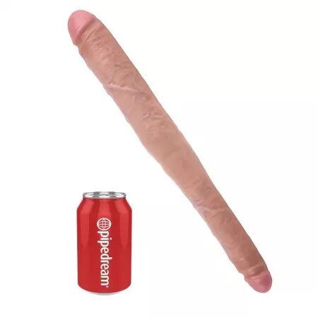 KING COCK GODE DOUBLE NATUREL 40.6 CM