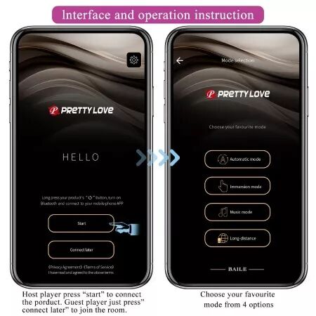 PRETTY LOVE - VIBRATEUR CONTRÔLÉ PAR APPLICATION LEVIATHAN VIOLET