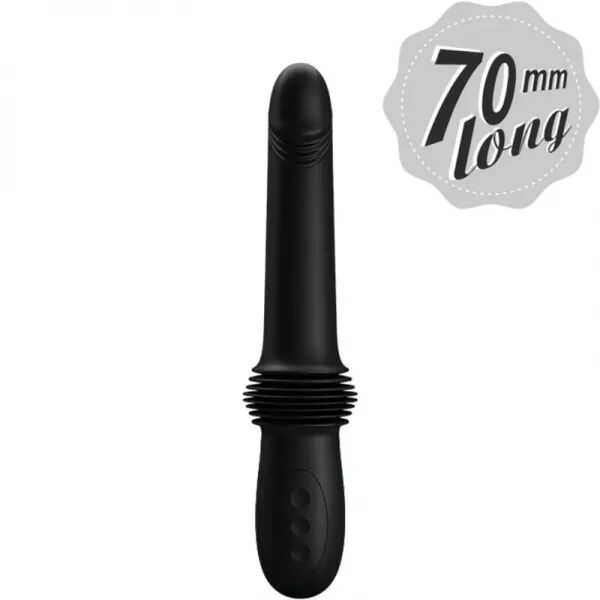 PRETTY LOVE - VIBRATEUR PAZUZU 3 MODES DE POUSS�E NOIR
