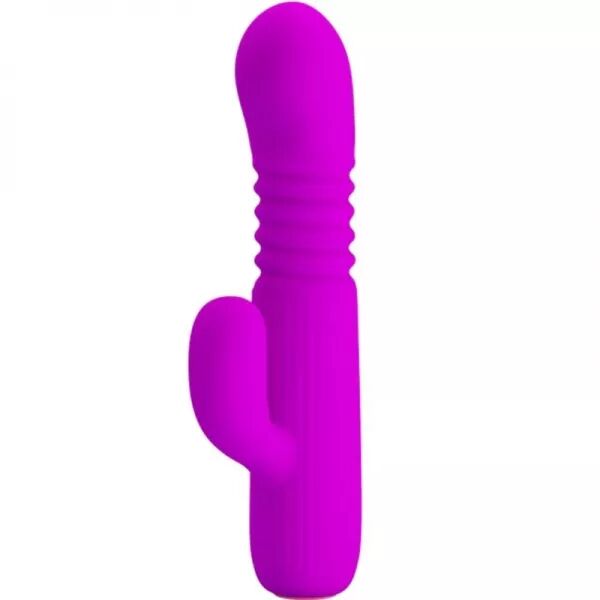 PRETTY LOVE - VIBRATEUR LEOPOLD 4 VIBRATIONS 4 MODES DE POUSS�E VIOLET