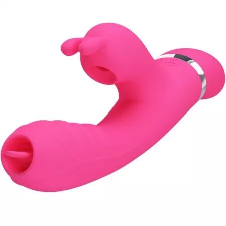 PRETTY LOVE - VIBRATEUR LAPIN MULTIFONCTION PHOENIX ROSE