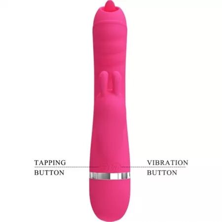 PRETTY LOVE - VIBRATEUR LAPIN MULTIFONCTION PHOENIX ROSE