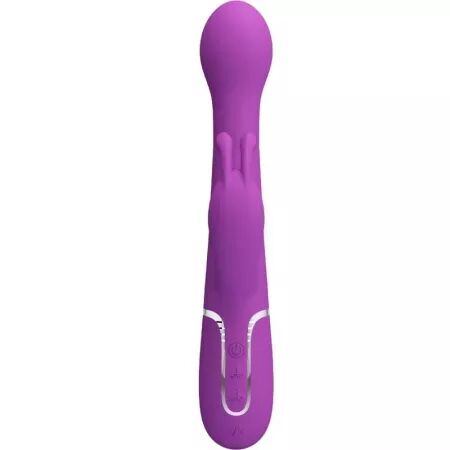 PRETTY LOVE - VIBRATEUR LAPIN MULTIFONCTION 3 EN 1 DEJON VIOLET