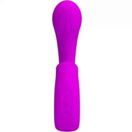 PRETTY LOVE - SIBEL VIBRATEUR POINT G + STIMULATEUR CLITORIS SIBEL 10 VIBRATIONS VIOLET