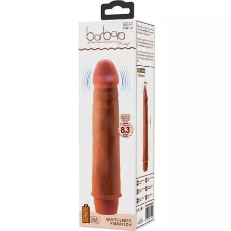 BAILE - VIBRATEUR RÉALISTE NAIN 21 CM MULÂTRE