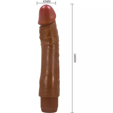 BAILE - VIBRATEUR RÉALISTE DYBBUK 24 CM MULÂTRE