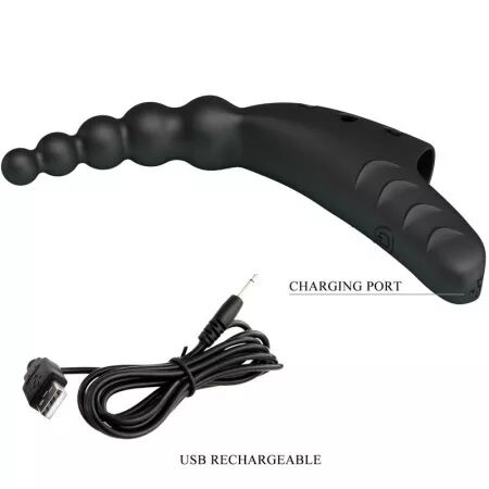 PRETTY LOVE - JORDIN FINGER VIBRATOR 10 VIBRATIONS NOIR