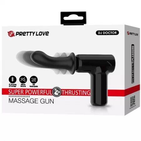 PRETTY LOVE - MASSEUR DJ DOCTOR 5 RÉGLAGES NOIR