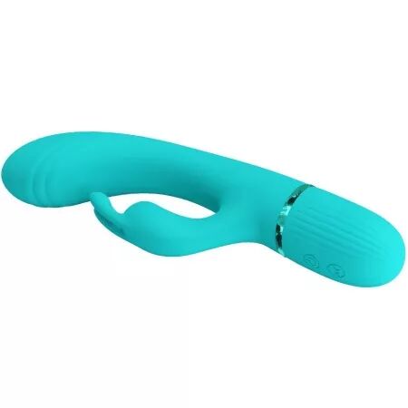 PRETTY LOVE - VIBRATEUR SCOCCO LAPIN TURQUOISE