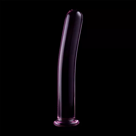 NEBULA SERIES BY IBIZA - MODÈLE 8 GODE EN VERRE BOROSILICATE ROSE 14.5 CM -O- 2 CM