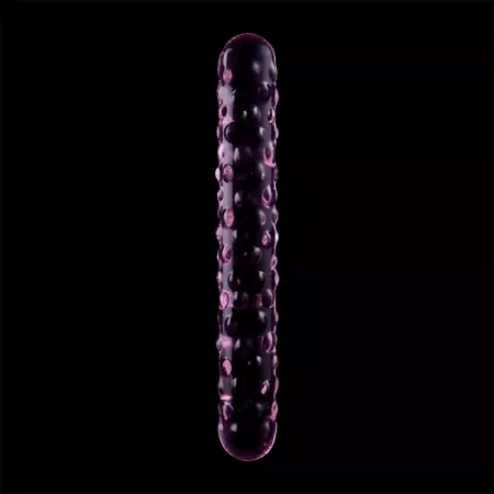 NEBULA SERIES BY IBIZA - MODÈLE 15 GODE EN VERRE BOROSILICATE ROSE 18.5 CM -O- 3 CM
