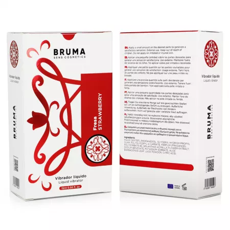 BRUMA - VIBRATEUR LIQUIDE ULTRA GLISSANT FRAISE 15 ML