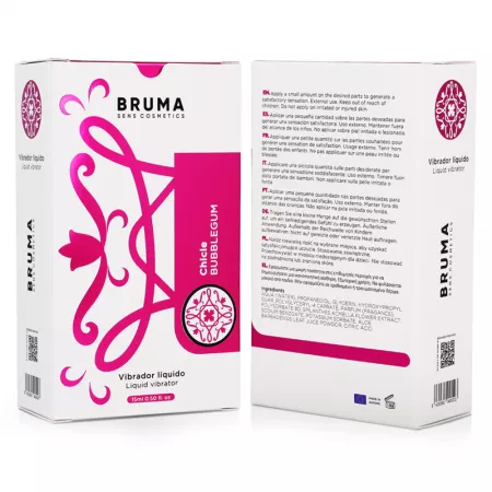 BRUMA - VIBRATEUR LIQUIDE ULTRA GLISSANT BUBBLEGUM 15 ML
