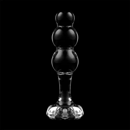NEBULA SERIES BY IBIZA - MODÈLE 1 BOUCHON EN VERRE BOROSILICATE TRANSPARENT 10.5 CM -O- 3 CM