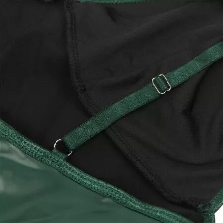 SUBBLIME - 955434 ROBE À BRETELLES EN CUIR VERT S/M