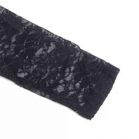 SUBBLIME - 955601 ROBE À MANCHES LONGUES AVEC DENTELLE NOIRE L/XL