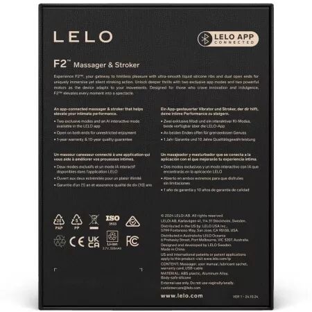 LELO - MASTURBATEUR POUR HOMME F2S? TEAL ROUGE