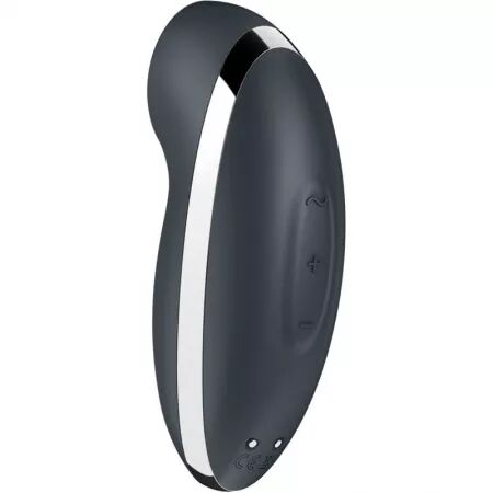 SATISFYER - TAP & CLIMAX 2 VIBRATEUR & STIMULATEUR GRIS