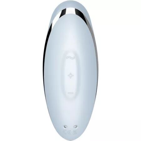 SATISFYER - TAP & CLIMAX 2 VIBRATEUR & STIMULATEUR BLEU