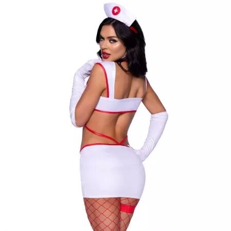 LEG AVENUE - COSTUME INFIRMIÈRE SEXY BLANC S