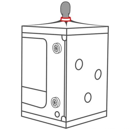 SECRET DOME - KINK CLUB CABIN SCANDALE NOIR ET ROUGE