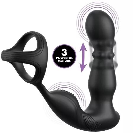 ANAL FANTASY ELITE COLLECTION - ANNEAU ANAL VIBRANT ET MASSEUR AVEC TÉLÉCOMMANDE