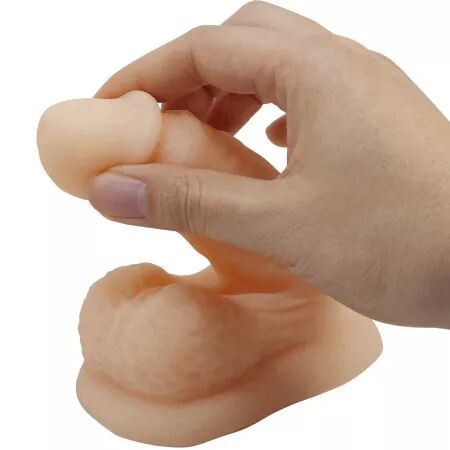 PRETTY LOVE - DILDO WILDON ULTRA RÉALISTE ET ÉLASTIQUE 10 CM NATUREL