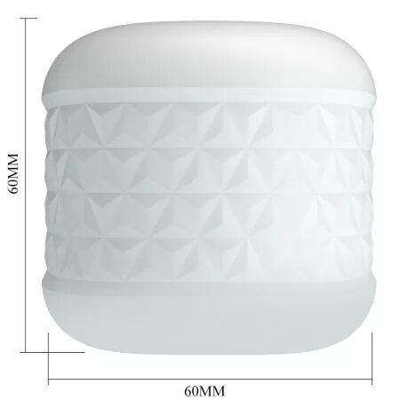 PRETTY LOVE - MASTURBATEUR HOMME CRYSTLE BLANC