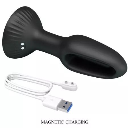 PRETTY LOVE - PLUG ANAL HUBERT AVEC 7 MODES DE VIBRATIONS