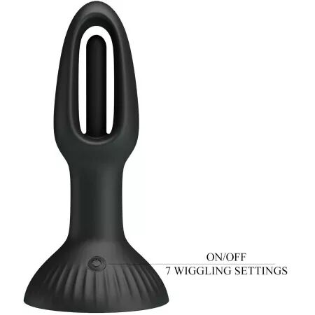 PRETTY LOVE - PLUG ANAL HUBERT AVEC 7 MODES DE VIBRATIONS