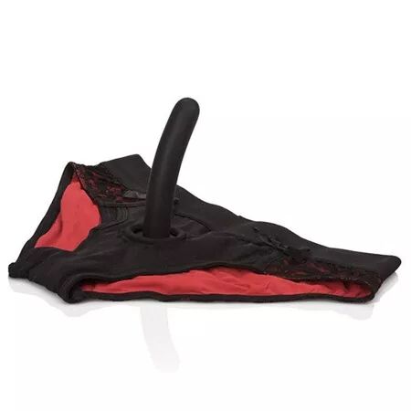 CALEXOTICS - SCANDAL ENSEMBLE CULOTTE ROUGE AVEC GODE TAILLE L/XL