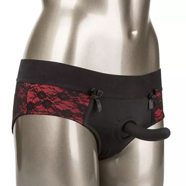 CALEXOTICS - SCANDAL ENSEMBLE DE CULOTTES SANS ENTREJAMBE AVEC GODE TAILLE L/XL
