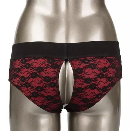 CALEXOTICS - SCANDAL ENSEMBLE DE CULOTTES SANS ENTREJAMBE AVEC GODE TAILLE L/XL