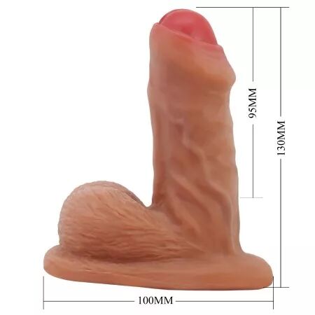 PRETTY LOVE - WARNELL GODE ULTRA RÉALISTE ET ÉLASTIQUE 9,5 CM MULATO