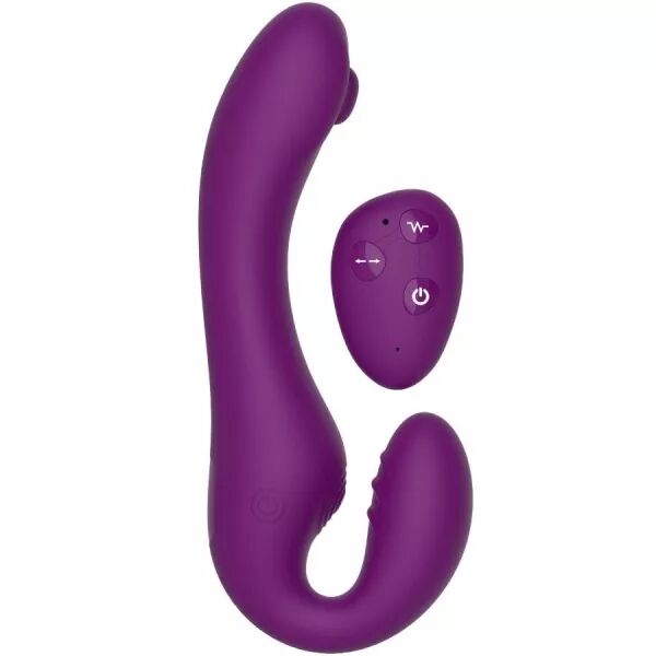 XOCOON - VIBRATEUR SANS STRAPLESS 2 EN 1 AVEC T�L�COMMANDE VIOLET
