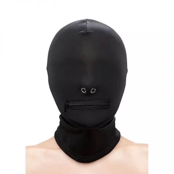 NS NOVELTIES - FETISH & FASHION CAGOULE FERM�E � FERMETURE �CLAIR NYLON NOIR