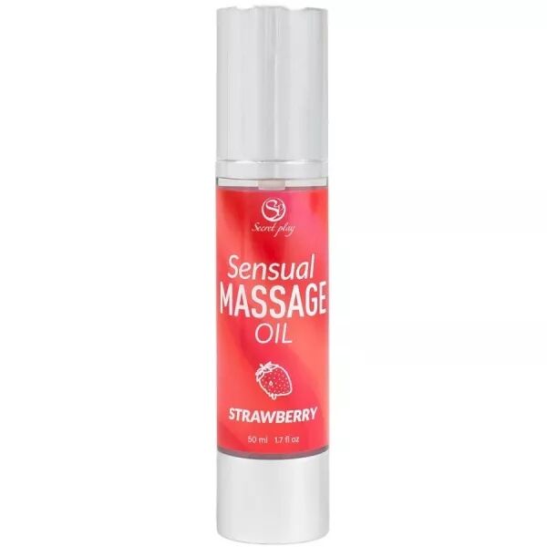 SECRETPLAY - HUILE DE MASSAGE � LA FRAISE