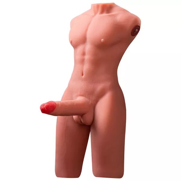 XISE - JASON DEMI-CORPS TORSE HOMME R�ALISTE AVEC POUSS�ES ET VIBRATIONS 55 CM