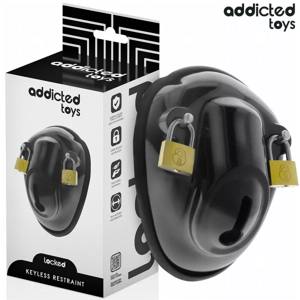 ADDICTED TOYS LOCKED - � P�NIS VERROUILL�E SANS CL� 11,5 CM