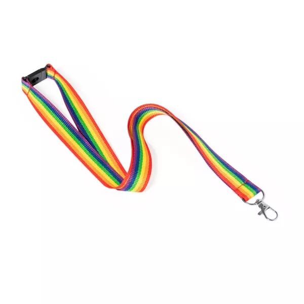 RUBAN DRAPEAU ARC-EN-CIEL - FIERT� 90 X 5 CM