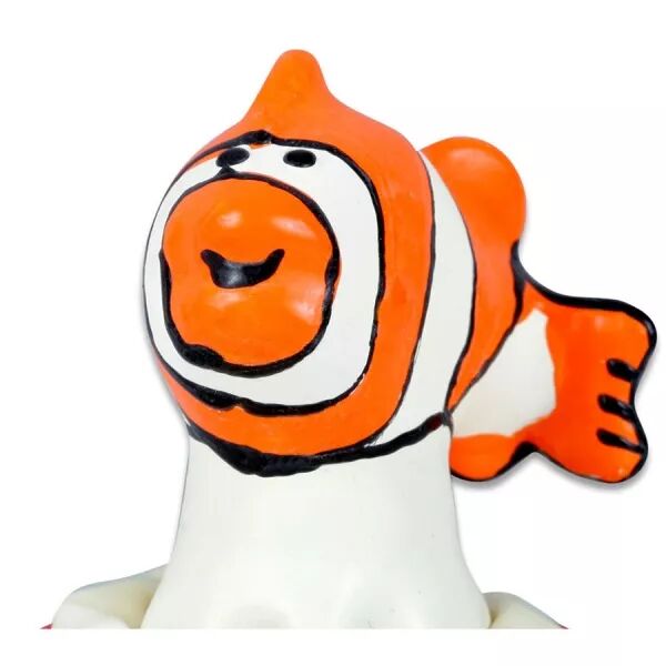 CONDOMERIE - PR�SERVATIFS FANTAISIE PEINTS � LA MAIN POISSON ORANGE