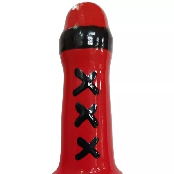 CONDOMERIE - PR�SERVATIFS FANTAISIE PEINTS � LA MAIN AMSTERDAM ROUGE