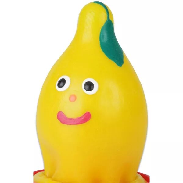 CONDOMERIE - PR�SERVATIFS FANTAISIE PEINTS � LA MAIN CITRON