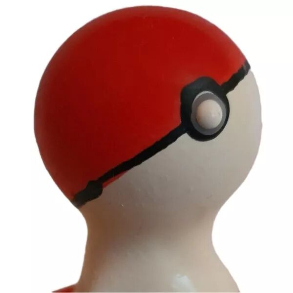 CONDOMERIE - PR�SERVATIFS FANTAISIE PEINTS � LA MAIN POKEBALL ROUGE-BLANC