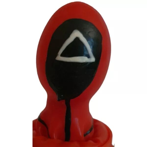 CONDOMERIE - TRIANGLE DE PR�SERVATIFS FANTAISIES PEINTS � LA MAIN