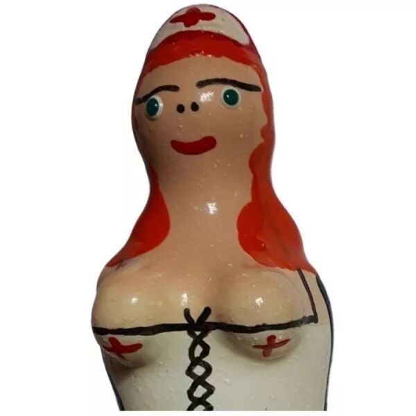 CONDOMERIE - PR�SERVATIFS FANTAISIE PEINTS � LA MAIN INFIRMI�RE ROUSSE