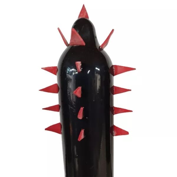 CONDOMERIE - PR�SERVATIFS FANTAISIE PEINTS � LA MAIN CACTUS NOIR